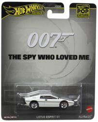 Mattel Hot Wheels Seria Cultură Pop - Lotus Esprit S1 The Spy Who Loved Me mașinuță 1/64 - Mattel (HXD63/HXD98)