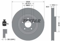 TEXTAR féktárcsa TEXTAR 92352303