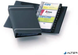 DURABLE Névjegykártyatartó, 200 db-os, A-Z regiszterrel, álló, DURABLE "VISIFIX®", szürke (238558) - alter