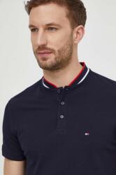 Tommy Hilfiger poló sötétkék, férfi, sima - sötétkék M