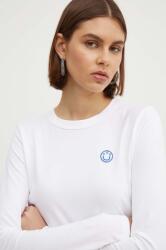 HUGO Blue pamut hosszúujjú fehér, 50520316 - fehér M