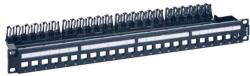 Legrand 632850 Patch panel - 1U-19" 24db x RJ45 port fogadására fém kábeltartóval LinkeoC (632850)
