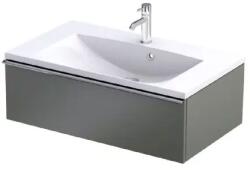 Oristo Etna szekrény 79.6x45.5x25 cm mosdókagyló alá akasztható zöld OR52-SD1S-80-17
