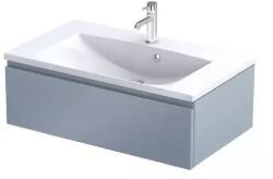 Oristo Brylant szekrény 79.6x45.5x25 cm mosdókagyló alá akasztható kék OR36-SD1S-80-16