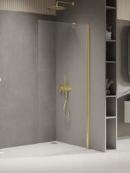 NEW TRENDY New Soleo Light Gold zuhanykabin fal walk-in 50 cm arany fényes/átlátszó üveg K-2091 (K2091)