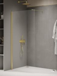 NEW TRENDY New Soleo Light Gold zuhanykabin fal walk-in 50 cm arany fényes/átlátszó üveg K-2091-WP (K2091WP)