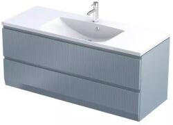 Oristo Brylant szekrény 119.6x45.5x50 cm mosdókagyló alá akasztható szürke OR36-SD2S-120-16R