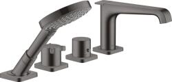 Hansgrohe Citterio E kád és zuhany csaptelep fürdőkád fölé fekete 36410340
