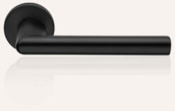 LINEA CALI Polo Zincral matt fekete körrozettás kilincsgarnitúra 460 RB 027 VE (LC-K468-VE)