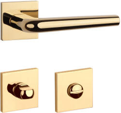 APRILE FUNKIA Négyzetrozets Q SLIM 7MM GOLD PVD - Fényes arany színű PVD WC (AT-FUNKIA-Q-7S-GOLD-PVD-58)