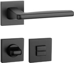 APRILE ERBA Négyzetrozettás Q SLIM 7MM BLACK - Fekete WC (AT-ERBA-Q-7S-BLACK-58)