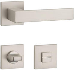 APRILE PINA Négyzetrozettás Q SLIM 7MM SNM - Szatén nikkel WC (AS-PINA-Q-7S-SNM-58)