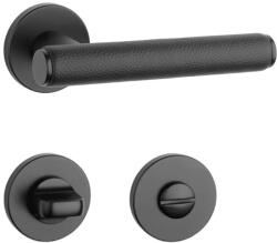  APRILE EGERIA Körrozettás R SLIM 7MM BK/ Fekete bőr - Fekete/ Fekete bőr WC (AS-EGERIA-R-7S-BK-BLACK-LEATHER-58)