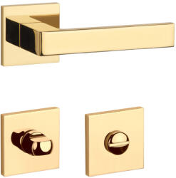 APRILE SULLA Négyzetrozets Q SLIM 7MM GOLD PVD - Fényes arany színű PVD WC (AT-SULLA-Q-7S-GOLD-PVD-58)