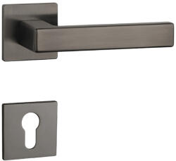 APRILE TILIA Négyzetrozettás Q SUPER SLIM 5MM US-A PVD- Matt antracit PVD PZ (AS-TILIA-Q-5S-US-A-PVD-52)