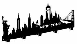 Gomboss/Perfekto Fogas-Kulcstartó 2071 New York Minta (50-144249-99)