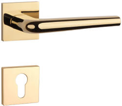  APRILE FUNKIA Négyzetrozettás Q SLIM 7MM GOLD PVD - Fényes arany színű PVD PZ (AT-FUNKIA-Q-7S-GOLD-PVD-52)