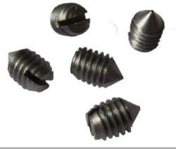 Gomboss/Perfekto Alu. kilincs rögzítő csavar kúpos hegyű 5 x 8 mm (99-L00161-FK)