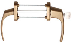 Gomboss/Perfekto Nagyalakú Ablakfélkilincs Zárható/Sima Pár F4 Arany (64-000089-75)