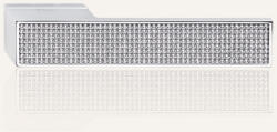 Linea Cali Loft Zincral Mesh fényes króm kilincsgarnitúra 432 R006 CR (LC-K464-CR)