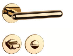 APRILE ASTERIA Körrozettás R SUPER SLIM 5MM LG - Fényes arany színű (AS-ASTERIA-R-5S-LG-58)