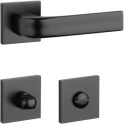 STILE JENA Négyzetrozettás Q SLIM 7MM BLACK - Fekete WC (ST-JENA-Q-7S-BLACK-58)