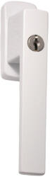 Gomboss/Perfekto Nagyalakú Ablakfélkilincs Zárható Téglalap Alakú Fehér (65-000074-70)