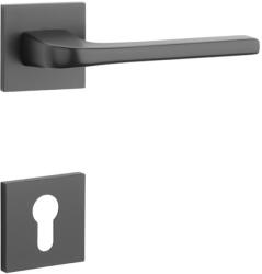 STILE NAKA Négyzetrozettás Q SLIM 7MM BLACK - Fekete PZ (ST-NAKA-Q-7S-BLACK-52)