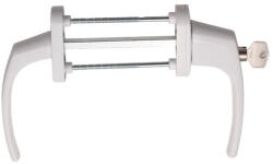 Gomboss/Perfekto Nagyalakú Ablakfélkilincs Zárható/Sima Pár Fehér (65-000089-75)