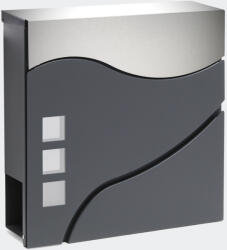 Gomboss/Perfekto Postaláda Quaranta Fekete-Ezüst (49-S96957-64)