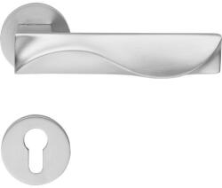 Linea Cali Duna matt króm lapos körrozettás kilincsgarnitúra 1410 RB 025 CS (LC-K277-CO)