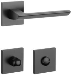 STILE OGA Négyzetrozettás Q SLIM 7MM BLACK - Fekete WC (ST-OGA-Q-7S-BLACK-58)
