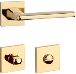 APRILE ERBA Négyzetrozets Q SLIM 7MM GOLD PVD - Fényes arany színű PVD WC (AT-ERBA-Q-7S-GOLD-PVD-58)