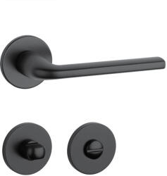 APRILE OLEANDRO Körrozettás R SLIM 7MM BLACK - Fekete WC (AT-OLEANDRO-R-7S-BLACK-58)