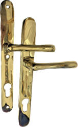 Gomboss/Perfekto Nosztalgia Biztonsági Keskeny pajzsos (30/32mm-es) Hoppe furatos Réz Kilincs/Kilincspár 92 PZ (10-BIZ008-42)