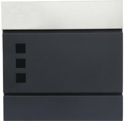 Gomboss/Perfekto Postaláda Dieci Fekete-Ezüst (49-S96951-64)