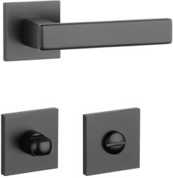 STILE MIIA Négyzetrozettás Q SLIM 7MM BLACK - Fekete WC (ST-MIIA-Q-7S-BLACK-58)
