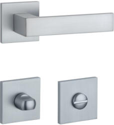 STILE HIRA Négyzetrozettás Q SLIM 7MM PSC - Szatén króm WC (ST-HIRA-Q-7S-PSC-58)