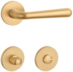 APRILE IRGA Körrozettás R SLIM 7MM GOLD SATIN - Szatén arany színű WC (AT-IRGA-R-7S-GOLD-SATIN-58)