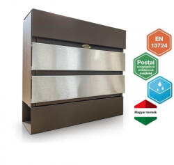 Gomboss/Perfekto Postaláda Fence Design III. Barna+szálcsiszolt dekor (30-P00042-28)