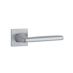 APRILE ERBA Négyzetrozettás Q SLIM 7MM MSC - Szatén króm (CSAK KILINCS FELSŐ ROZETTÁN) (AT-ERBA-Q-7S-MSC)