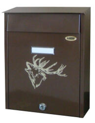 Gomboss/Perfekto Postaláda Posta II. szarvas motívummal Barna (30-P00042-66)