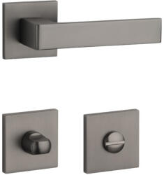 STILE HIRA Négyzetrozettás Q SLIM 7MM MSB - Titánium színű WC (ST-HIRA-Q-7S-MSB-58)