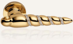 LINEA CALI Shell Mesh aranyozott körrozettás kilincsgarnitúra 694 RB 025 OZ (LC-K500-OZ)