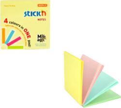 Hopax Magic notes autoadeziv 76x76mm 100 file 4 culori pastel (HO-21574)