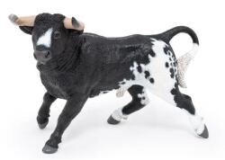 Papo Figurina Papo - Animale de la ferma, Taur spaniol, Negru Figurina