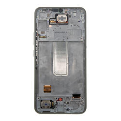 Samsung Galaxy A34 5G LCD modul kerettel, OEM jellegű, ezüst ( A346B ) (GH82-31201B)