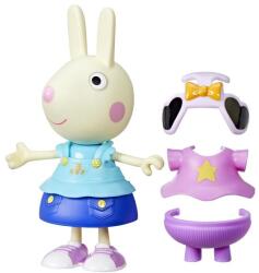 Hasbro Interactive Figurina Peppa Pig - Iepurasul Rebecca, cu accesorii vestimentare, 15 cm Figurina