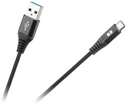 Rebel Cablu de date Rebel RB-6001-100-B, USB - USB TIP C, 1 m (Negru) (RB-6001-100-B)