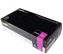 ZARYS easyCARE nitril kesztyű 100db, XS méret, púdermentes A100 FEKETE nem steril - claudiashop